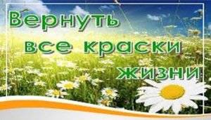 Вернуть все краски жизни!